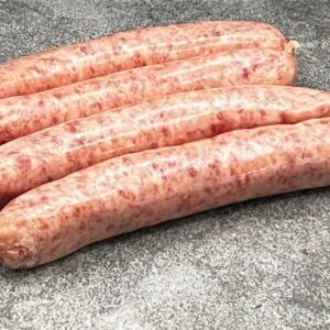 Parkhurst Quality Meats Pork belly and smoked honey sausages